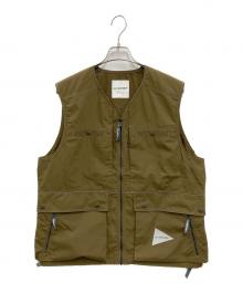 and wander（アンドワンダー）の古着「TOUGH ARAMID VEST」｜ブラウン