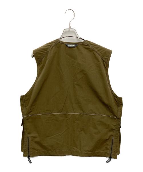 and wander（アンドワンダー）and wander (アンドワンダー) TOUGH ARAMID VEST ブラウン サイズ:XXLの古着・服飾アイテム