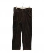 NEIGHBORHOODネイバーフッド）の古着「コーデュロイパンツ」｜ブラウン