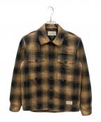 NEIGHBORHOODネイバーフッド）の古着「CAMPBELL/WE-SHIRT LS」｜ブラウン