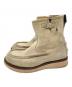 WTAPS (ダブルタップス) Suede Moccasin Boots ベージュ サイズ:28cm：8000円