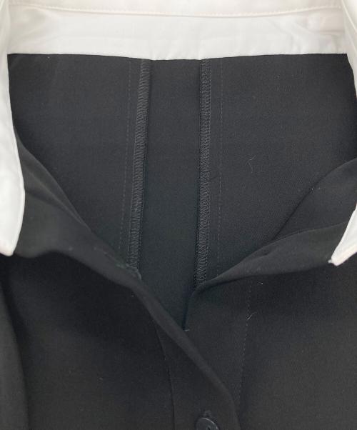 ENFOLD（エンフォルド）ENFOLD (エンフォルド) PANEL-HEM PULLOVER ホワイト×ブラック サイズ:38 未使用品の古着・服飾アイテム