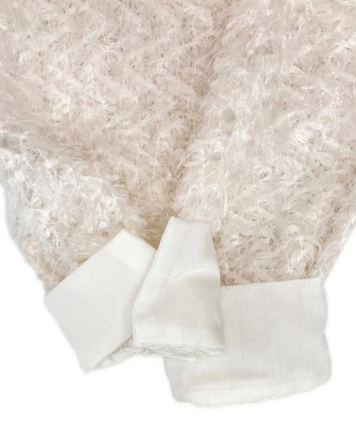 bow.a（ボウ・エー）bow.a (ボウ・エー) FETHER CAPE BLOUSE ホワイト サイズ:FREE 未使用品の古着・服飾アイテム