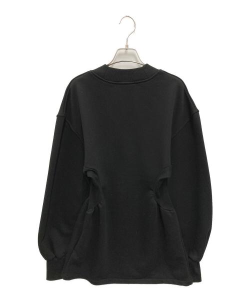 AMOMMA（アモマ）AMOMMA (アモマ) スウェットワンピース ブラック サイズ:FREE 未使用品の古着・服飾アイテム