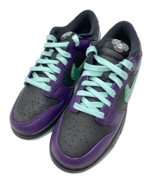 NIKE（ナイキ）NIKE (ナイキ) ダンク LOW レトロ⁠リミテッド ブラック×パープル サイズ:26cm 未使用品の古着・服飾アイテム