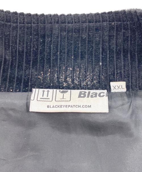 BlackEyePatch（ブラックアイパッチ）BlackEyePatch (ブラックアイパッチ) APHRODITE GANG (アフロディーテギャング) コーデュロイブルゾン ブラック サイズ:XXLの古着・服飾アイテム