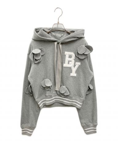 中古・古着通販】Bibiy. (ビビィ) BY. FLOWER SWEATSHIRT グレー
