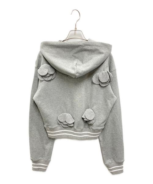 Bibiy.（ビビィ）Bibiy. (ビビィ) BY. FLOWER SWEATSHIRT グレー サイズ:FREE 未使用品の古着・服飾アイテム