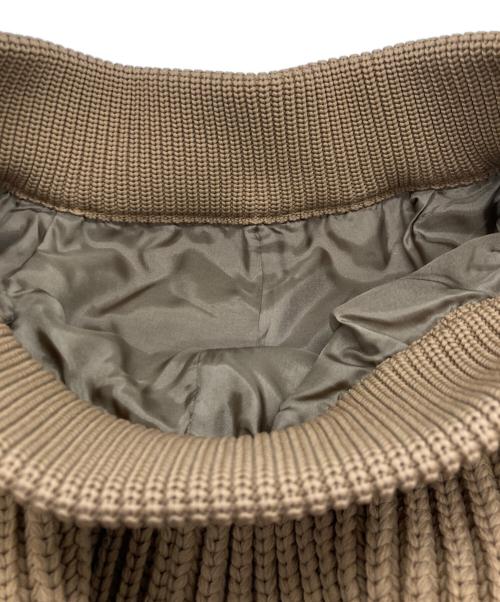 sacai（サカイ）sacai (サカイ) Flared Knit Shorts ブラウン サイズ:1の古着・服飾アイテム