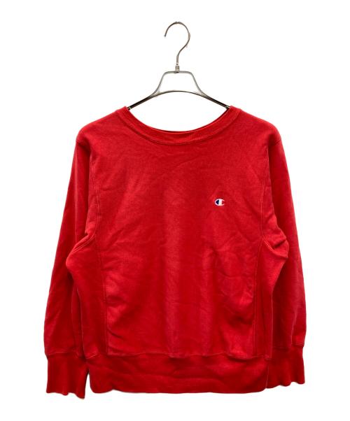 Champion REVERSE WEAVE（チャンピオン リバース ウィーブ）Champion REVERSE WEAVE (チャンピオン リバース ウィーブ) 【古着】クルーネックスウェット レッド サイズ:Sの古着・服飾アイテム