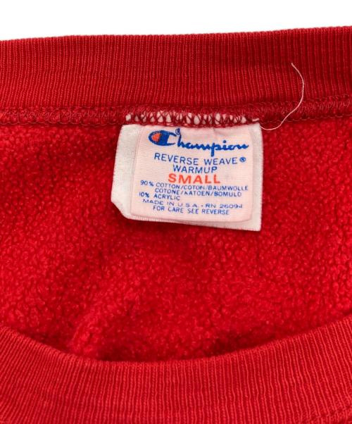 Champion REVERSE WEAVE（チャンピオン リバース ウィーブ）Champion REVERSE WEAVE (チャンピオン リバース ウィーブ) 【古着】クルーネックスウェット レッド サイズ:Sの古着・服飾アイテム