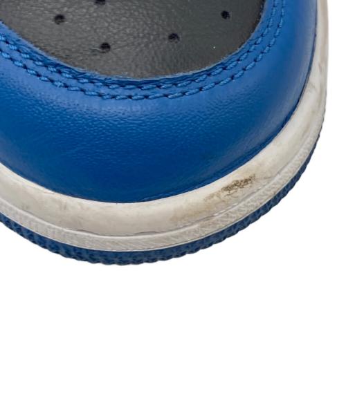 NIKE（ナイキ）NIKE (ナイキ) AIR JORDAN 1 RETRO HIGH OG ブルー×ブラック サイズ:28cmの古着・服飾アイテム