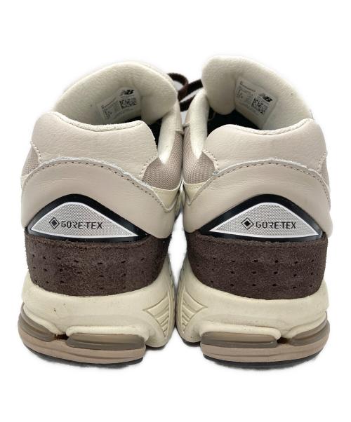 NEW BALANCE（ニューバランス）NEW BALANCE (ニューバランス) ローカットスニーカー アイボリー×ブラウン サイズ:27cmの古着・服飾アイテム