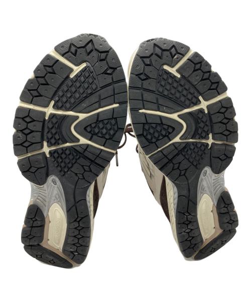NEW BALANCE（ニューバランス）NEW BALANCE (ニューバランス) ローカットスニーカー アイボリー×ブラウン サイズ:27cmの古着・服飾アイテム