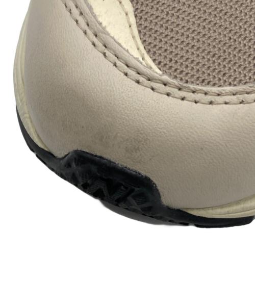 NEW BALANCE（ニューバランス）NEW BALANCE (ニューバランス) ローカットスニーカー アイボリー×ブラウン サイズ:27cmの古着・服飾アイテム