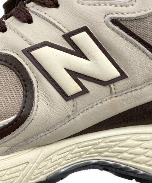 NEW BALANCE（ニューバランス）NEW BALANCE (ニューバランス) ローカットスニーカー アイボリー×ブラウン サイズ:27cmの古着・服飾アイテム
