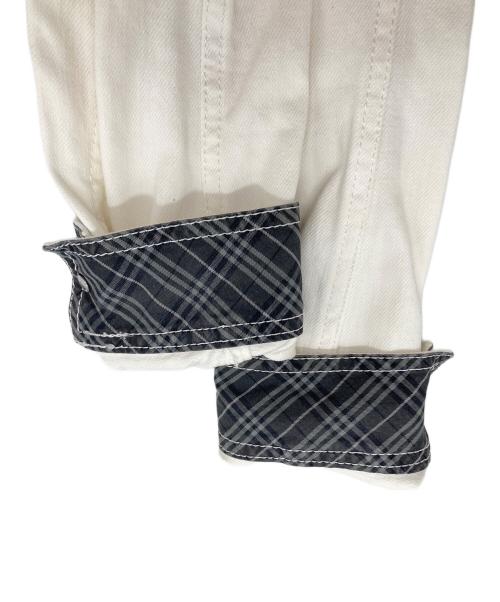 BURBERRY BLACK LABEL（バーバリーブラックレーベル）BURBERRY BLACK LABEL (バーバリーブラックレーベル) デニムトラッカージャケット ホワイト サイズ:Mの古着・服飾アイテム