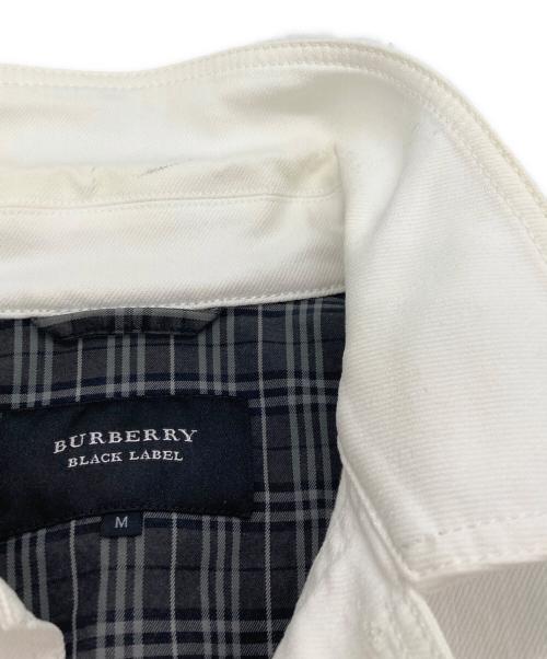 BURBERRY BLACK LABEL（バーバリーブラックレーベル）BURBERRY BLACK LABEL (バーバリーブラックレーベル) デニムトラッカージャケット ホワイト サイズ:Mの古着・服飾アイテム