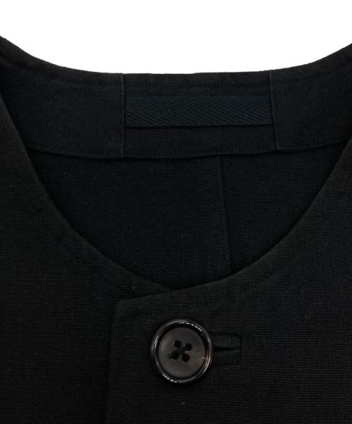 MARGARET HOWELL（マーガレットハウエル）MARGARET HOWELL (マーガレットハウエル) コットン キャンバス ベスト ブラック サイズ:Lの古着・服飾アイテム