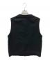 MARGARET HOWELL (マーガレットハウエル) コットン キャンバス ベスト ブラック サイズ:L：14000円