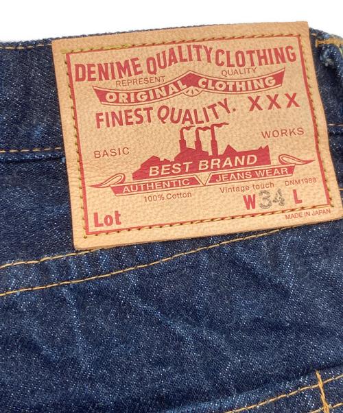 DENIME（ドゥニーム）DENIME (ドゥニーム) 14.5oz セルビッチ デニムパンツ インディゴ サイズ:86cm (W34)の古着・服飾アイテム