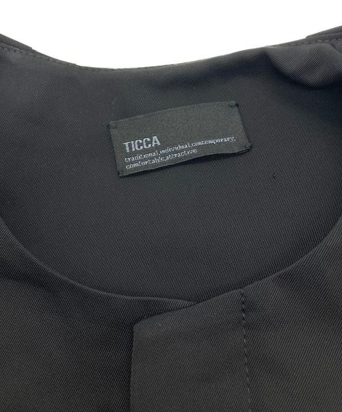 ticca（ティッカ）TICCA (ティッカ) バルーンスリーブコンビネゾン ブラック サイズ:1の古着・服飾アイテム