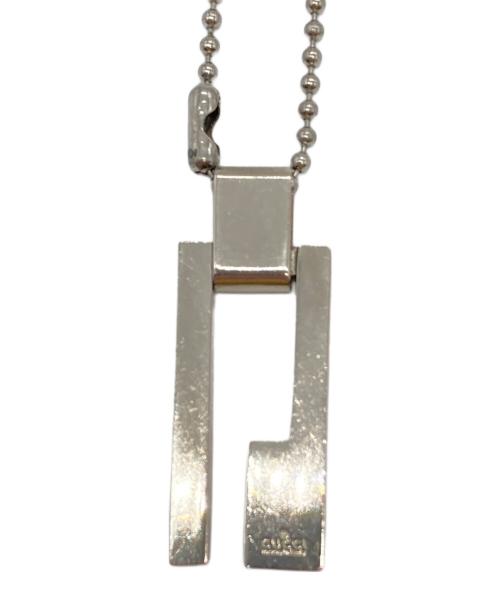 GUCCI（グッチ）GUCCI (グッチ) Gロゴネックレス シルバーの古着・服飾アイテム