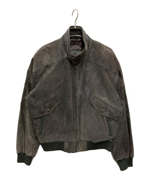 MEMBERS ONLY（メンバーズオンリー）MEMBERS ONLY (メンバーズオンリー) 【古着】スウェードブルゾン グレー サイズ:42の古着・服飾アイテム