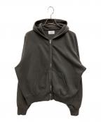 Unlikelyアンライクリー）の古着「Raglan Zip Hoodie」｜グレー