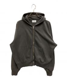 Unlikely（アンライクリー）の古着「Raglan Zip Hoodie」｜グレー