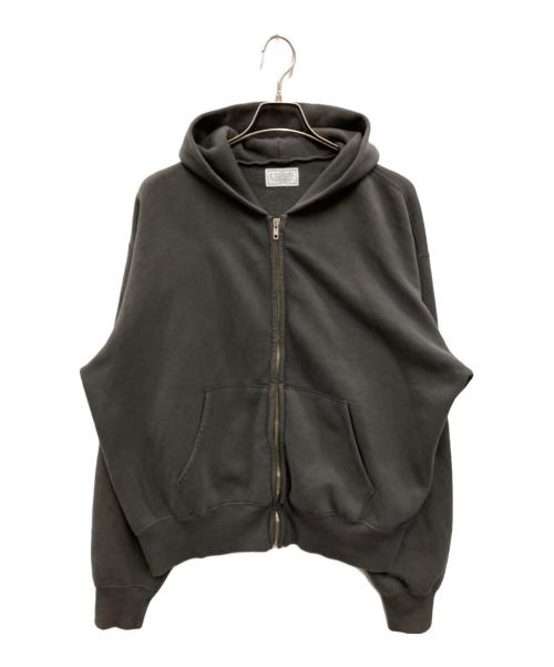 Unlikely（アンライクリー）Unlikely (アンライクリー) Raglan Zip Hoodie グレー サイズ:Lの古着・服飾アイテム