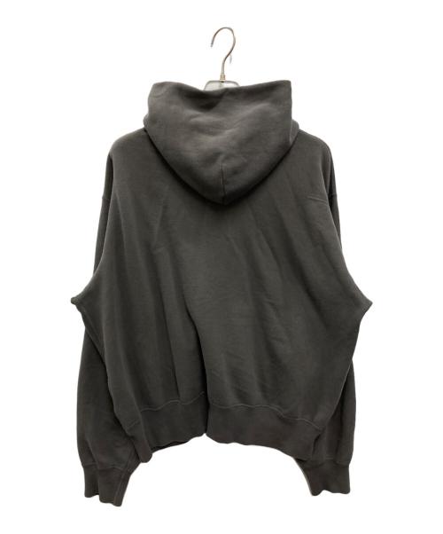 Unlikely（アンライクリー）Unlikely (アンライクリー) Raglan Zip Hoodie グレー サイズ:Lの古着・服飾アイテム