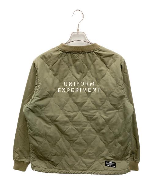 uniform experiment（ユニフォームエクスペリメント）uniform experiment (ユニフォームエクスペリメント) QUILTING PULLOVER SMOCK カーキ サイズ:記載無しの古着・服飾アイテム
