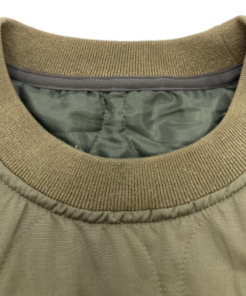 uniform experiment（ユニフォームエクスペリメント）uniform experiment (ユニフォームエクスペリメント) QUILTING PULLOVER SMOCK カーキ サイズ:記載無しの古着・服飾アイテム