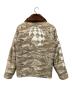 UNDERCOVER (アンダーカバー) ラビットファー襟 タイガーカモ ブルゾン ベージュ サイズ:L：40000円