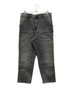 Carhartt WIPカーハート ワークインプログレス）の古着「DOUBLE KNEE PANT」｜ブラック