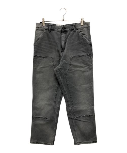Carhartt WIP（カーハート ワークインプログレス）CARHARTT WIP (カーハート ワークインプログレス) DOUBLE KNEE PANT ブラック サイズ: 81cm (W32) 未使用品の古着・服飾アイテム