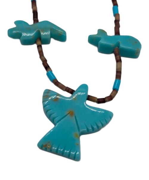 unknown（アンノーン）unknown (アンノーン) ターコイズオリーブシェルフェティッシュネックレスの古着・服飾アイテム