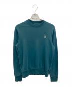FRED PERRYフレッドペリー）の古着「Crew Neck Sweatshirt」｜グリーン