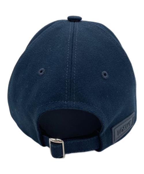 LOEWE（ロエベ）LOEWE (ロエベ) アナグラムパッチ キャップ ネイビーの古着・服飾アイテム