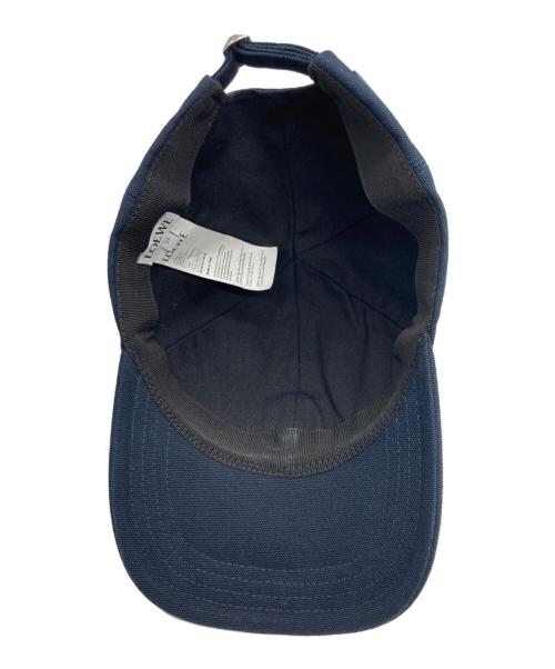 LOEWE（ロエベ）LOEWE (ロエベ) アナグラムパッチ キャップ ネイビーの古着・服飾アイテム