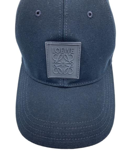 LOEWE（ロエベ）LOEWE (ロエベ) アナグラムパッチ キャップ ネイビーの古着・服飾アイテム