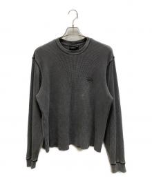 stussy（ステューシー）の古着「BASIC STOCK L/S THERMAL」｜グレー