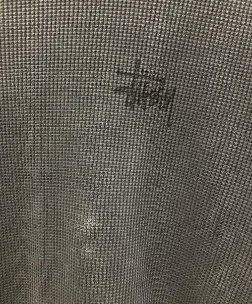 stussy（ステューシー）stussy (ステューシー) BASIC STOCK L/S THERMAL グレー サイズ:Mの古着・服飾アイテム