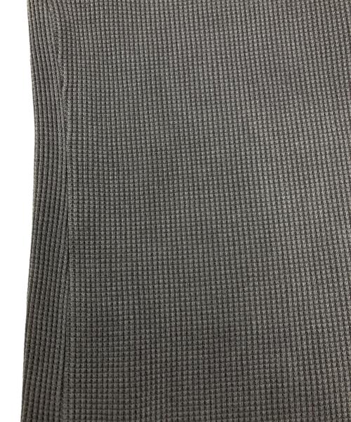 stussy（ステューシー）stussy (ステューシー) BASIC STOCK L/S THERMAL グレー サイズ:Mの古着・服飾アイテム