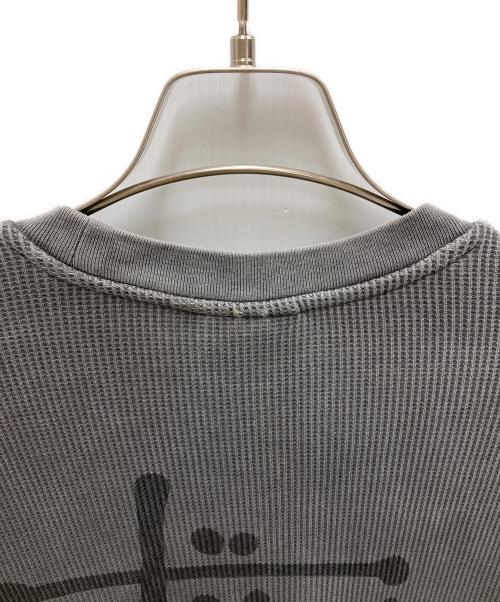 stussy（ステューシー）stussy (ステューシー) BASIC STOCK L/S THERMAL グレー サイズ:Mの古着・服飾アイテム