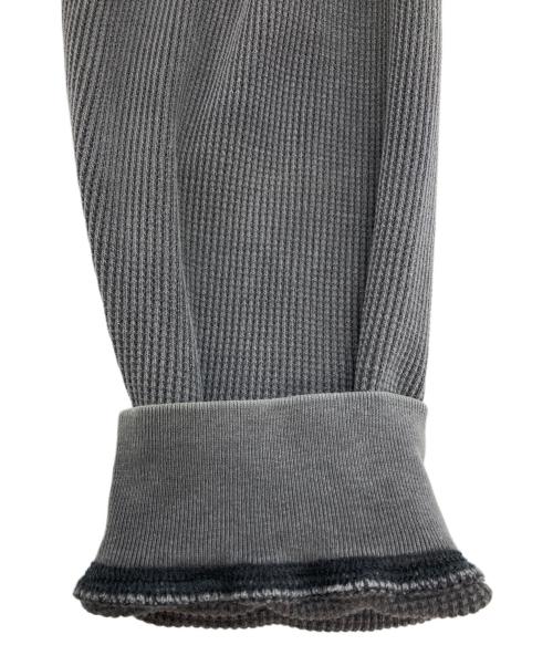 stussy（ステューシー）stussy (ステューシー) BASIC STOCK L/S THERMAL グレー サイズ:Mの古着・服飾アイテム