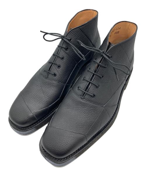 SCOTCH GRAIN（スコッチグレイン）SCOTCH GRAIN (スコッチグレイン) スパイダーチャッカブーツ ブラック サイズ:25cmの古着・服飾アイテム