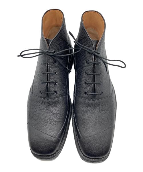 SCOTCH GRAIN（スコッチグレイン）SCOTCH GRAIN (スコッチグレイン) スパイダーチャッカブーツ ブラック サイズ:25cmの古着・服飾アイテム