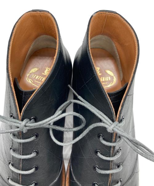 SCOTCH GRAIN（スコッチグレイン）SCOTCH GRAIN (スコッチグレイン) スパイダーチャッカブーツ ブラック サイズ:SIZE 25 1/2の古着・服飾アイテム